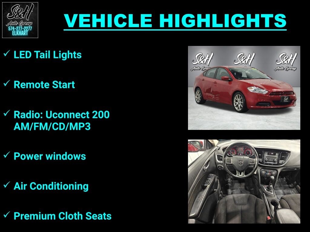 Used 2013 Dodge Dart SXT Sedan