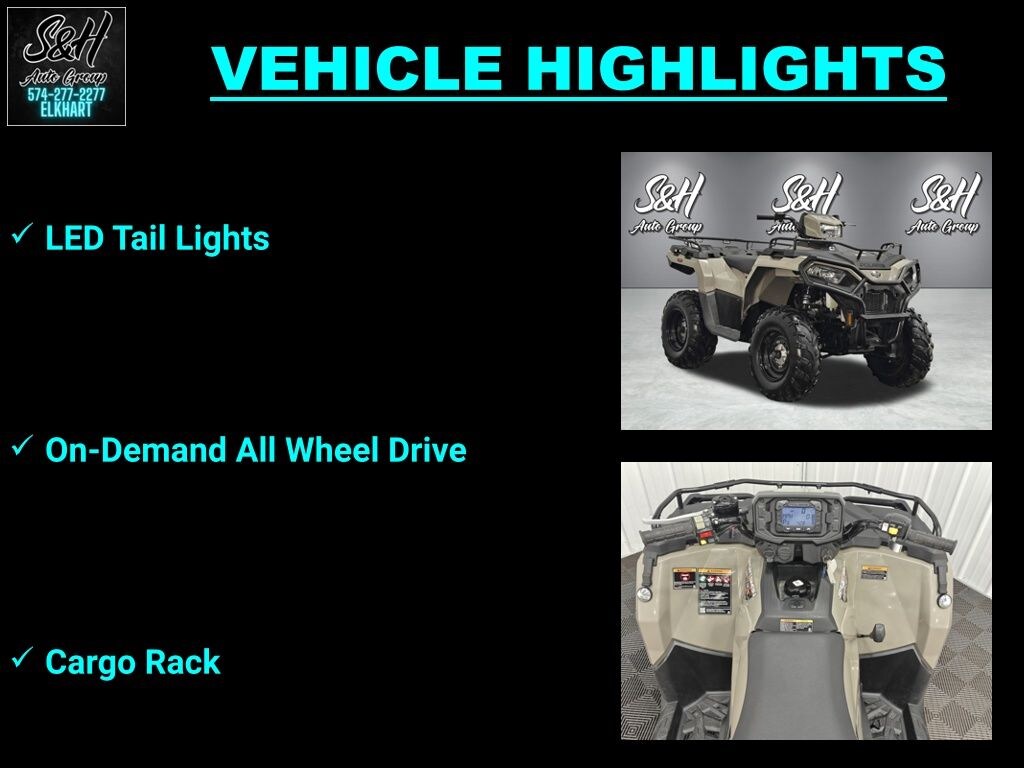 Used 2023 Polaris Sportsman 570 EPS Desert Sand ATV