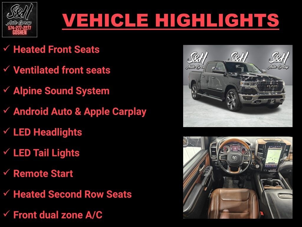 Used 2021 Ram 1500 Laramie Longhorn Truck