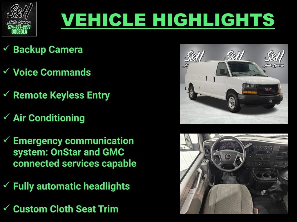 Used 2024 GMC Savana 3500 Work Van Cargo Van