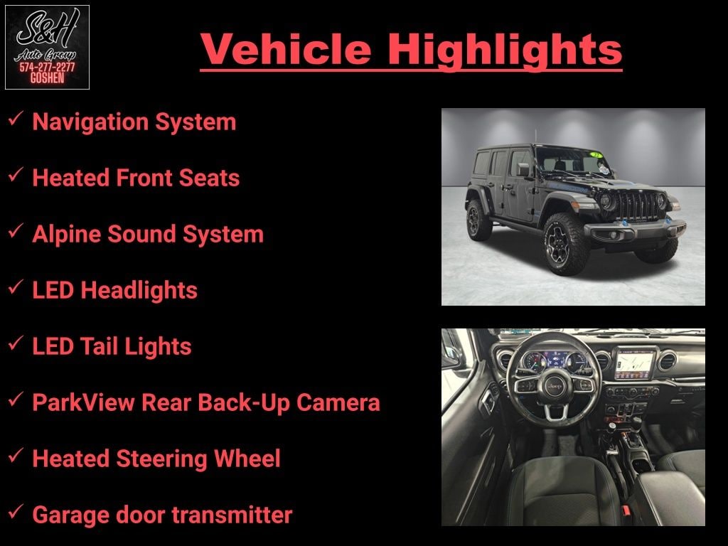 Used 2022 Jeep Wrangler Unlimited Rubicon 4xe SUV