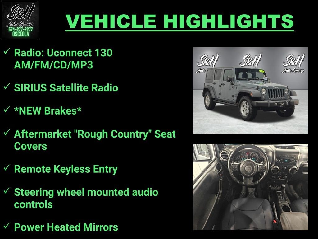 Used 2015 Jeep Wrangler Unlimited Sport SUV