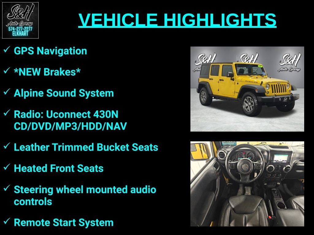 Used 2015 Jeep Wrangler Unlimited Rubicon SUV