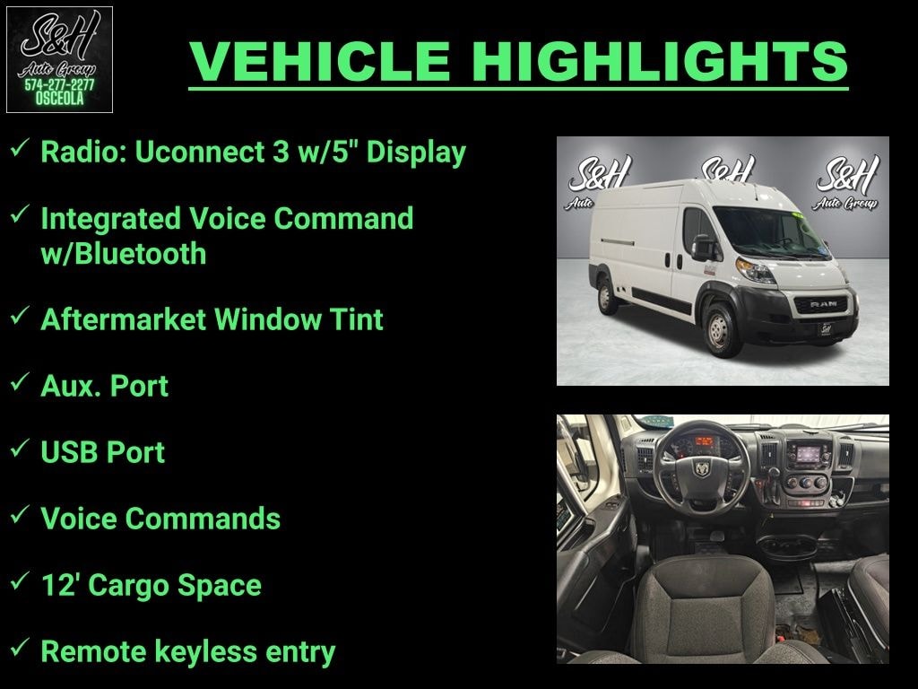 Used 2021 Ram Promaster 2500 High Roof Cargo Van