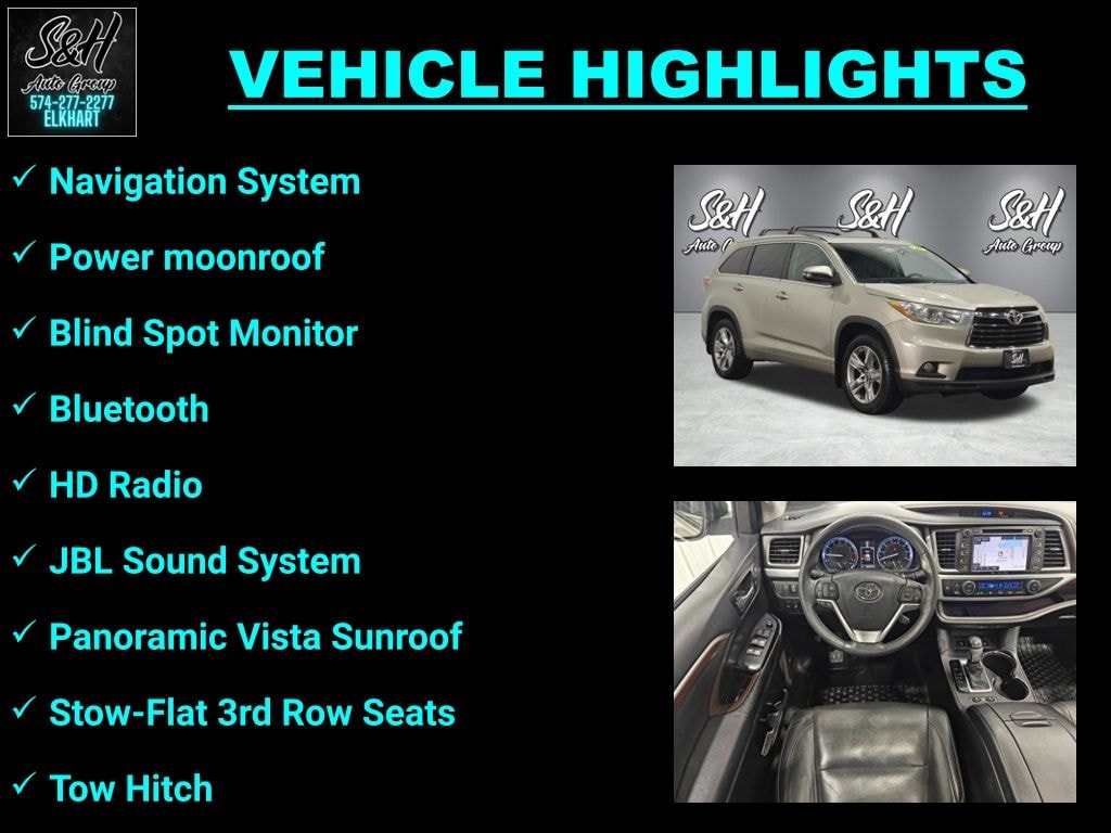 Used 2016 Toyota Highlander Limited SUV