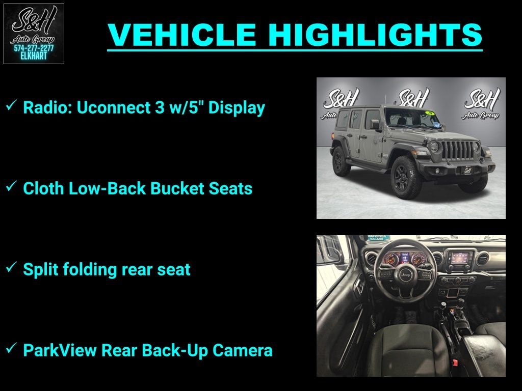 Used 2020 Jeep Wrangler Unlimited Sport SUV