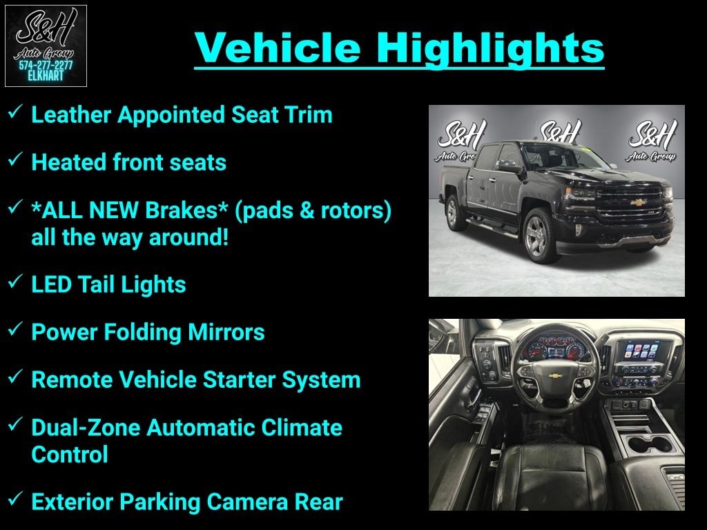 Used 2017 Chevrolet Silverado 1500 LTZ Truck