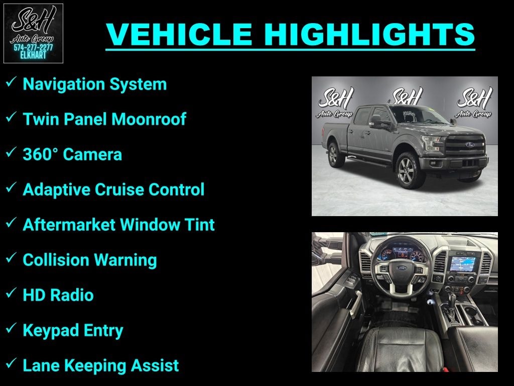 Used 2015 Ford F-150 Lariat Truck
