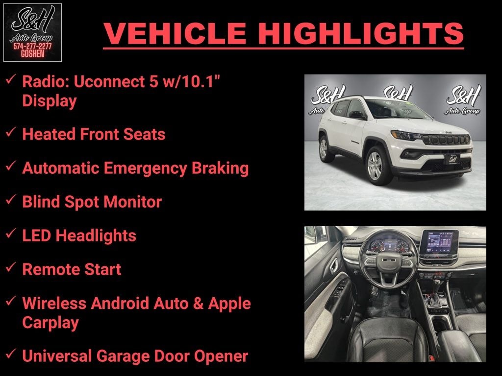 Used 2022 Jeep Compass Latitude SUV