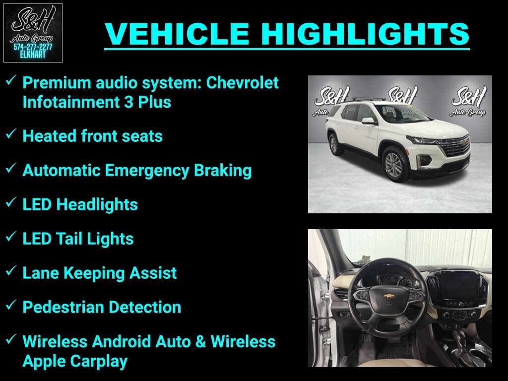 Used 2022 Chevrolet Traverse LT Leather SUV