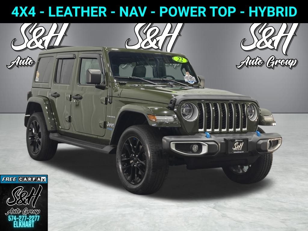 Used 2022 Jeep Wrangler Unlimited Sahara 4xe SUV
