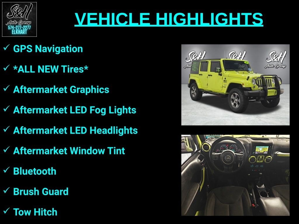 Used 2016 Jeep Wrangler Unlimited Sahara SUV