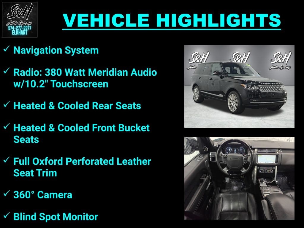 Used 2017 Land Rover Range Rover 5.0L V8 Supercharged SUV