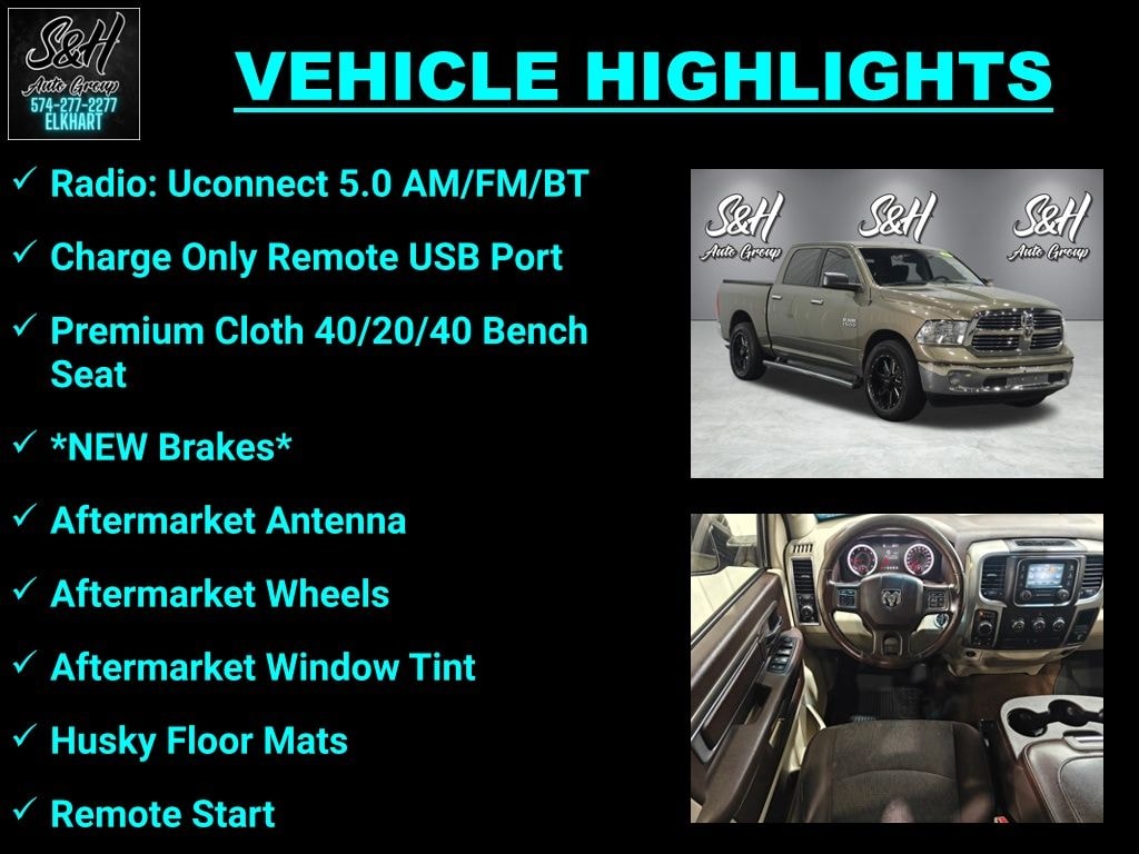 Used 2015 Ram 1500 Big Horn Truck