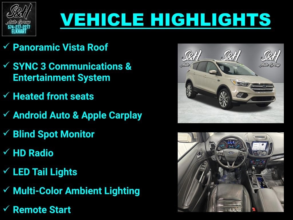 Used 2017 Ford Escape Titanium SUV