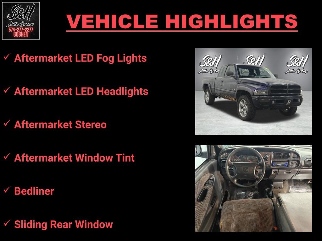 Used 1998 Dodge Ram 1500 Laramie SLT Truck