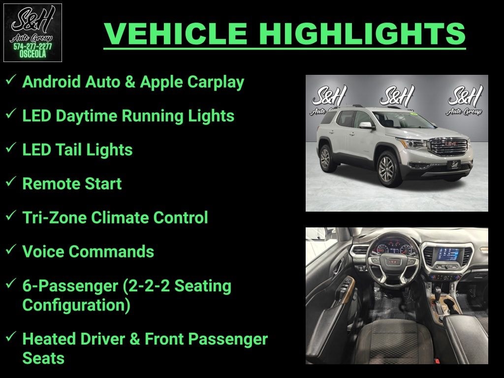 Used 2019 GMC Acadia SLE-2 SUV