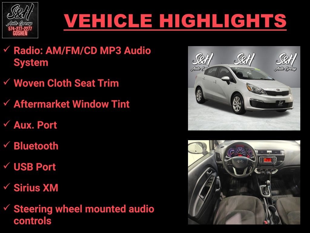 Used 2016 Kia Rio LX Sedan