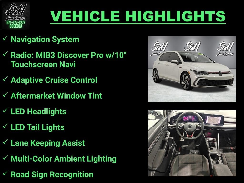 Used 2022 Volkswagen Golf GTI 2.0T SE Hatchback