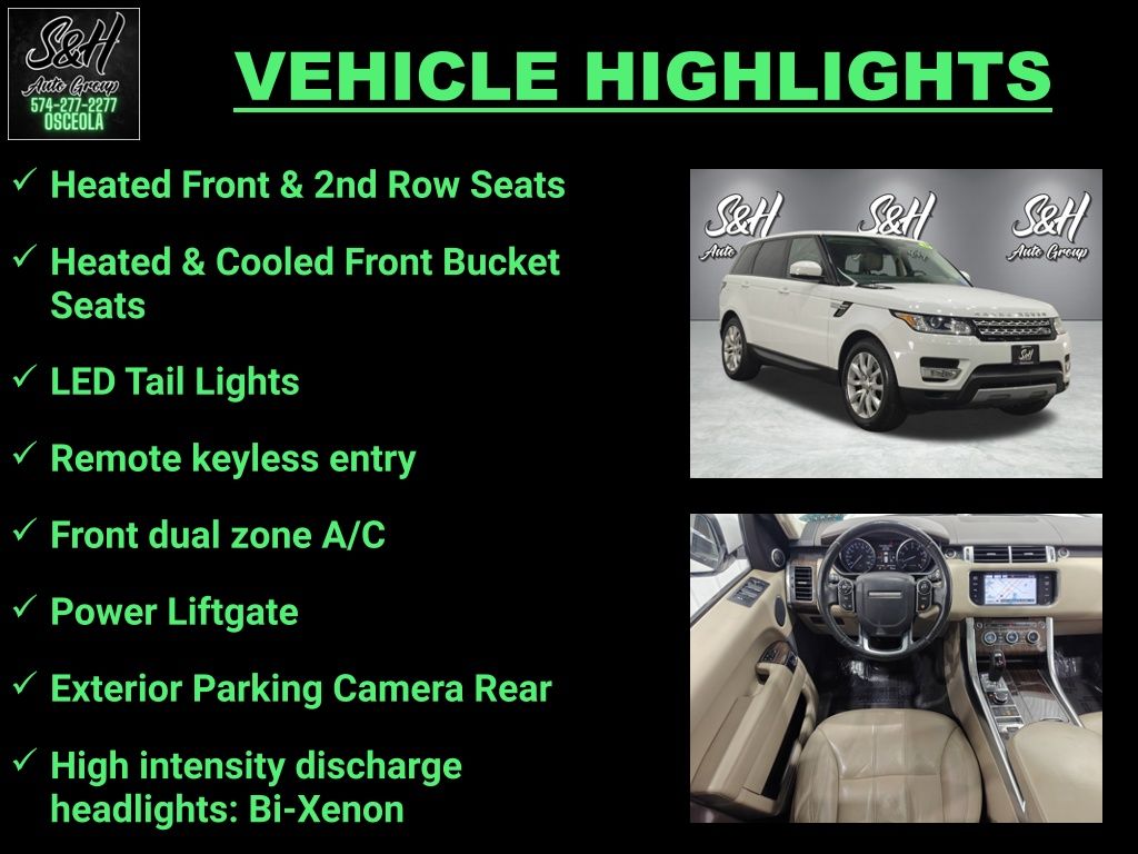 2014 Land Rover Range Rover Sport SuperCharged HSE photo 3