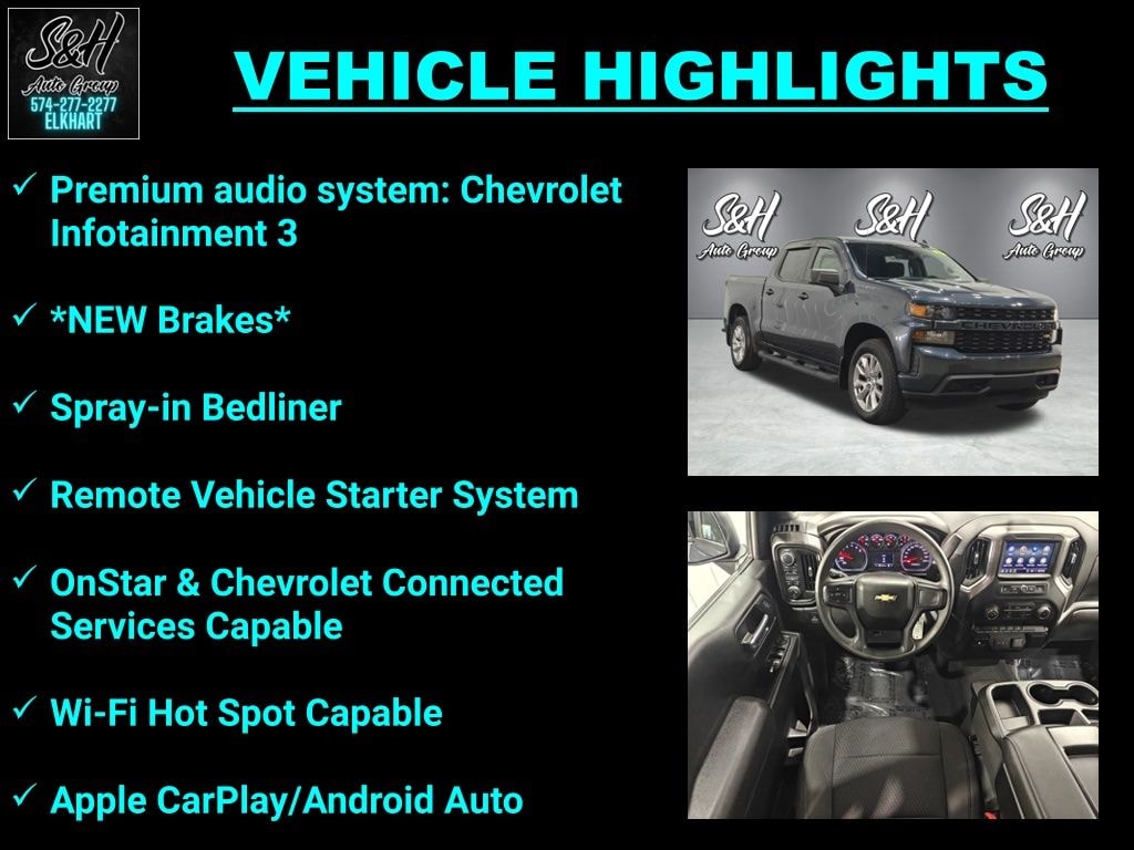 Used 2022 Chevrolet Silverado 1500 LTD Custom Truck