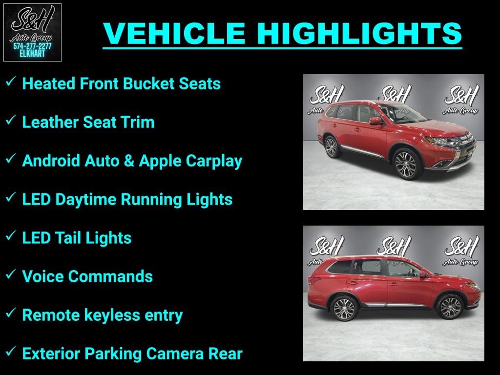Used 2017 Mitsubishi Outlander SEL SUV