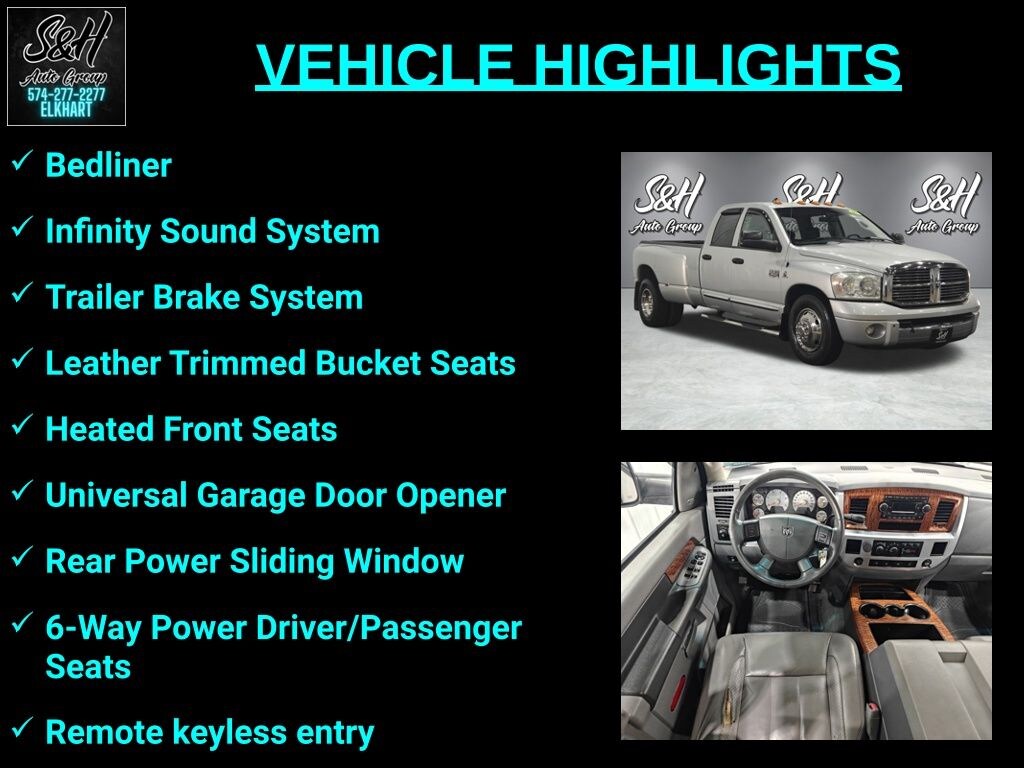 Used 2007 Dodge Ram 3500 Laramie Truck