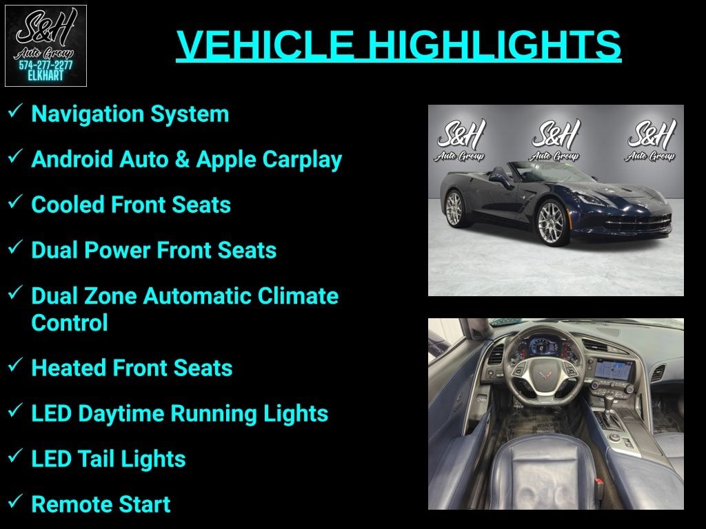 Used 2016 Chevrolet Corvette Stingray Convertible