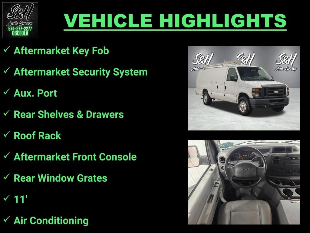 Used 2014 Ford E-250 Commercial Cargo Van