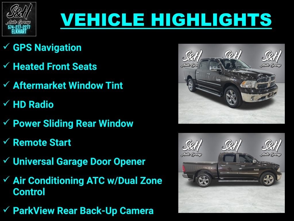 Used 2016 Ram 1500 Big Horn Truck