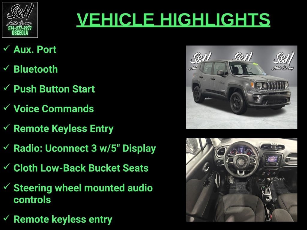 Used 2019 Jeep Renegade Sport SUV