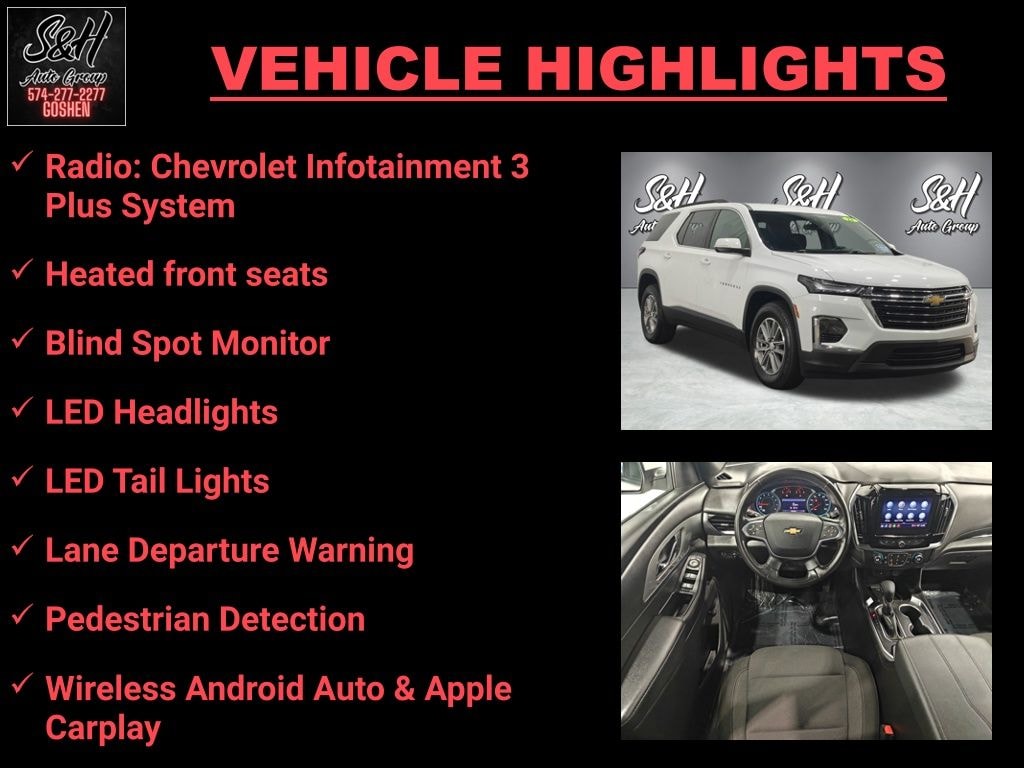 Used 2022 Chevrolet Traverse LT SUV