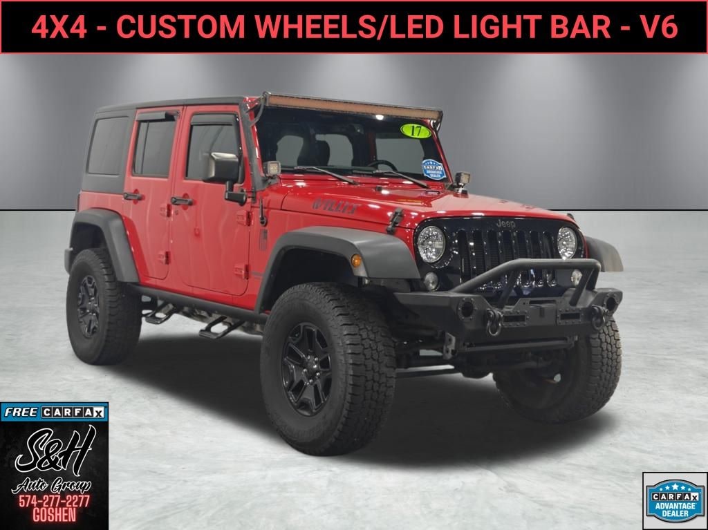 Used 2017 Jeep Wrangler Unlimited Willys SUV