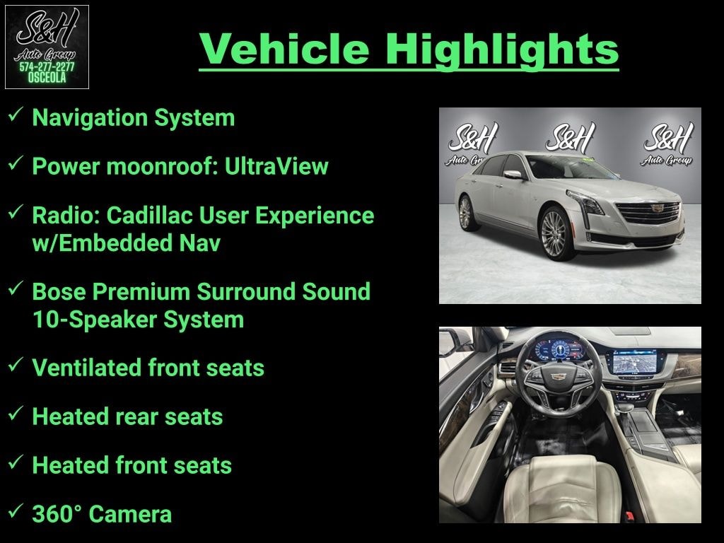 Used 2018 Cadillac CT6 3.6L Premium Luxury Sedan