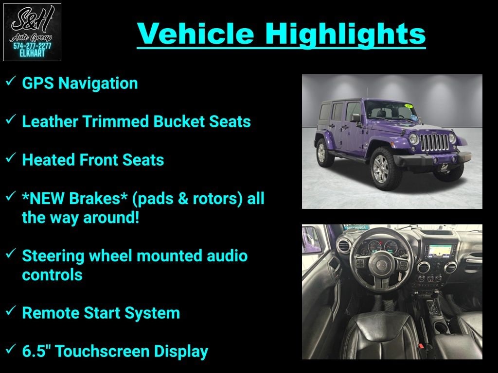 Used 2017 Jeep Wrangler Unlimited Sahara SUV