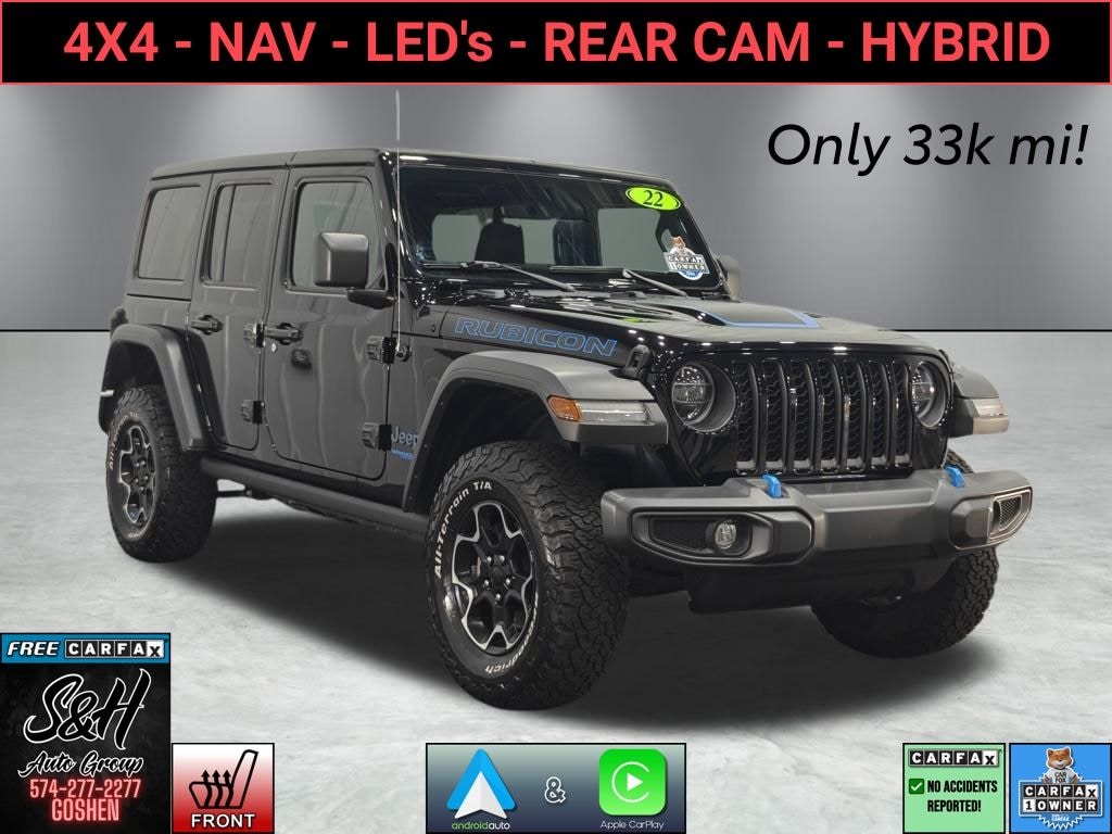 Used 2022 Jeep Wrangler Unlimited Rubicon 4xe SUV