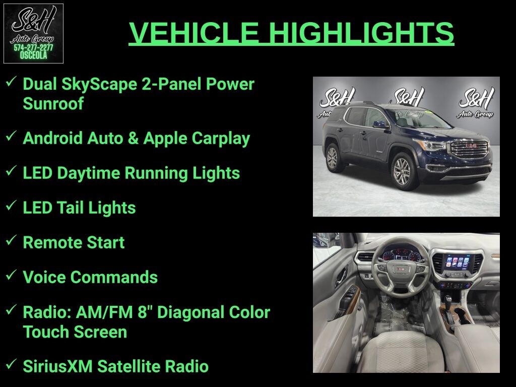 Used 2017 GMC Acadia SLE-2 SUV
