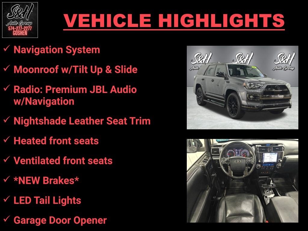 Used 2020 Toyota 4Runner Nightshade SUV