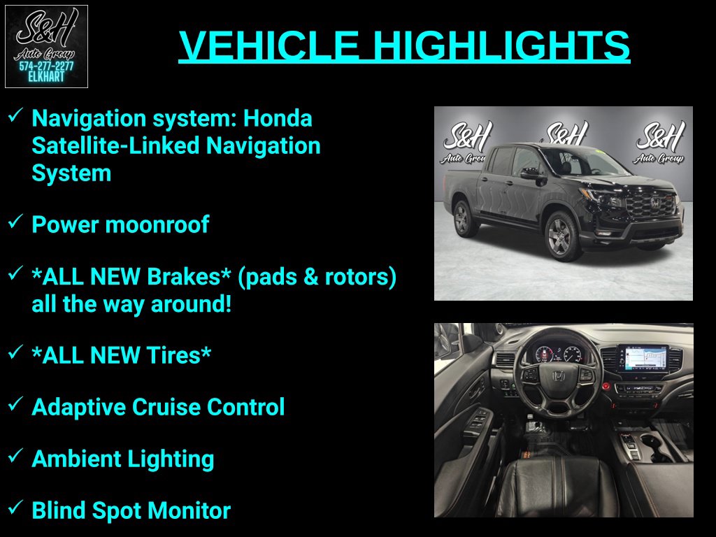 Used 2024 Honda Ridgeline TrailSport Truck