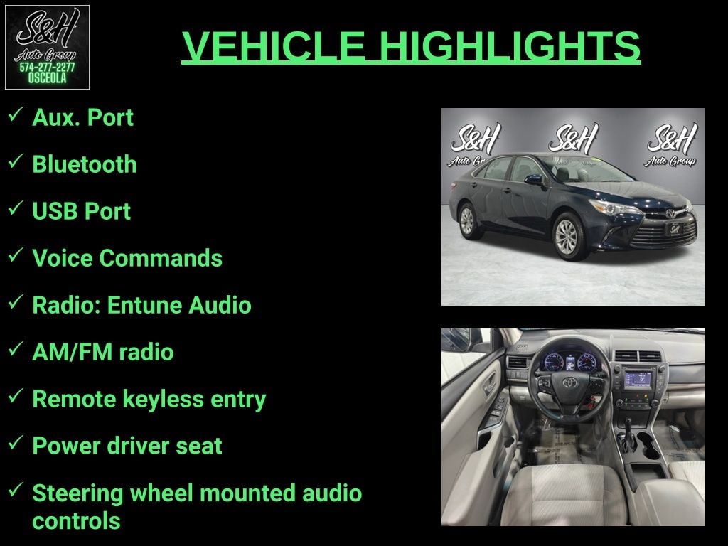 Used 2017 Toyota Camry LE Sedan