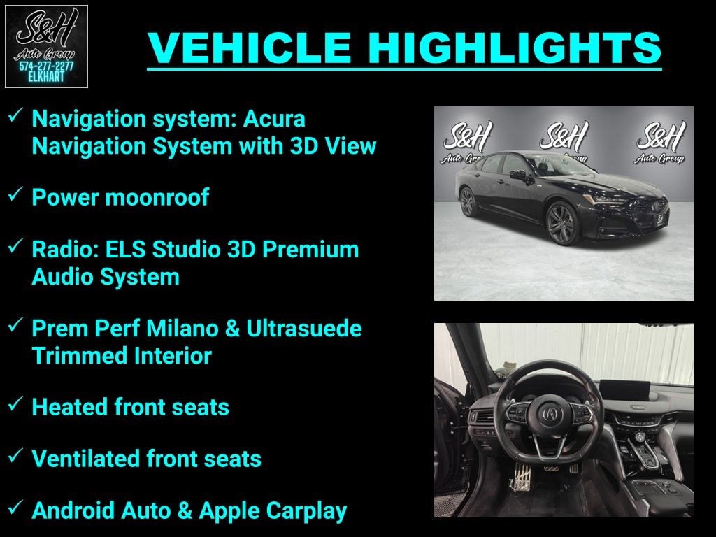 Used 2023 Acura TLX A-Spec Package Sedan