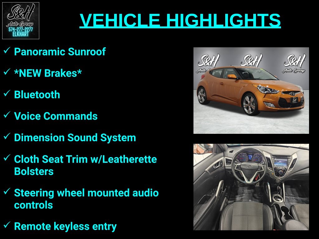 Used 2016 Hyundai Veloster Base Hatchback