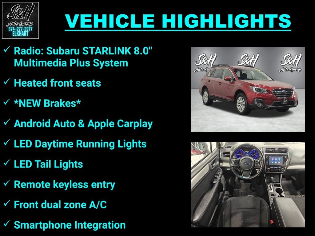 Used 2018 Subaru Outback 2.5i Premium SUV