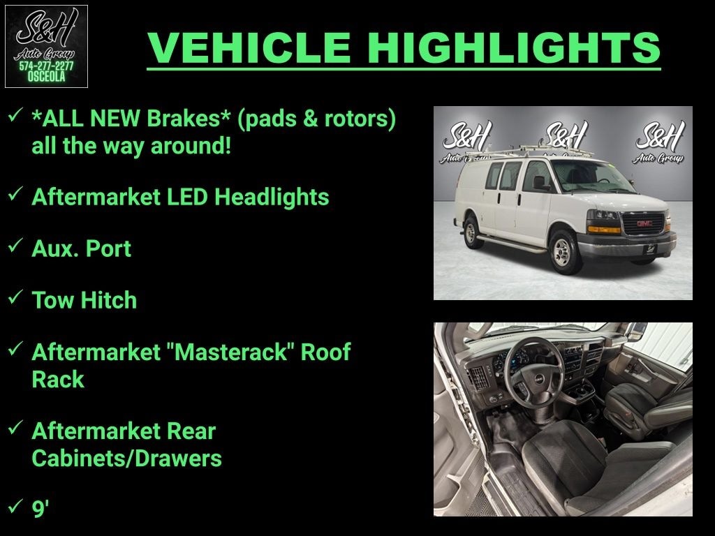 Used 2018 GMC Savana 2500 Work Van Cargo Van