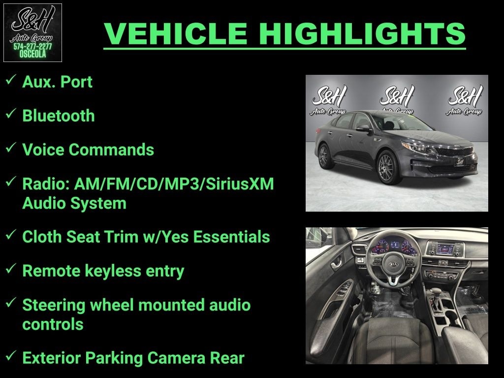Used 2017 Kia Optima LX Sedan