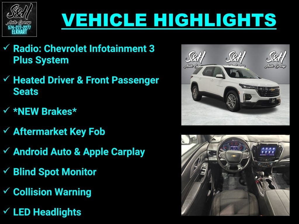 Used 2022 Chevrolet Traverse LT SUV