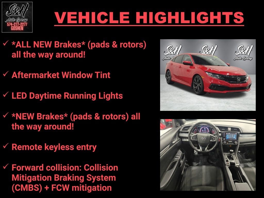 Used 2019 Honda Civic Sport Sedan