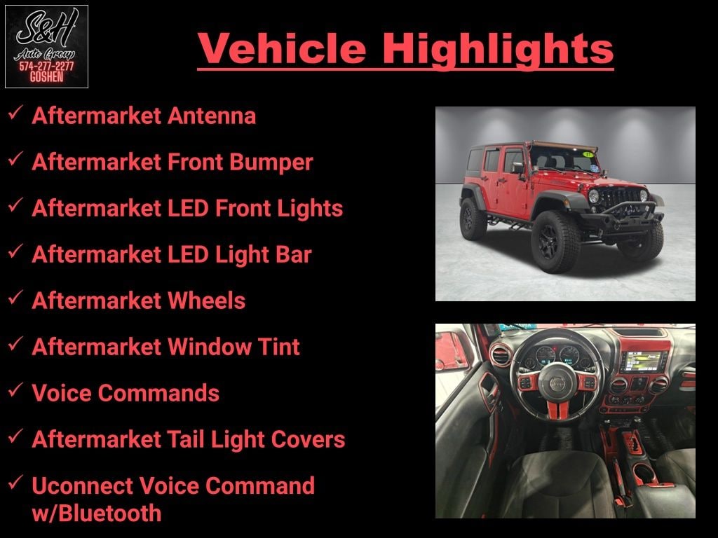Used 2017 Jeep Wrangler Unlimited Willys SUV