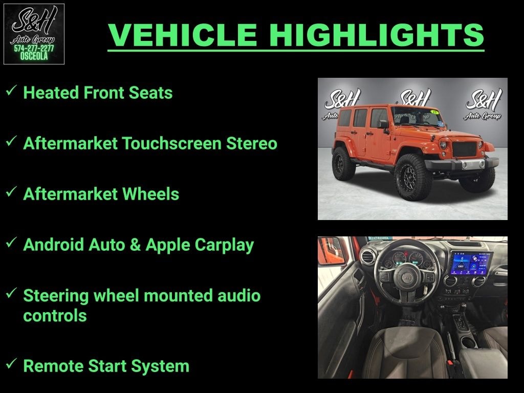 Used 2015 Jeep Wrangler Unlimited Sahara SUV