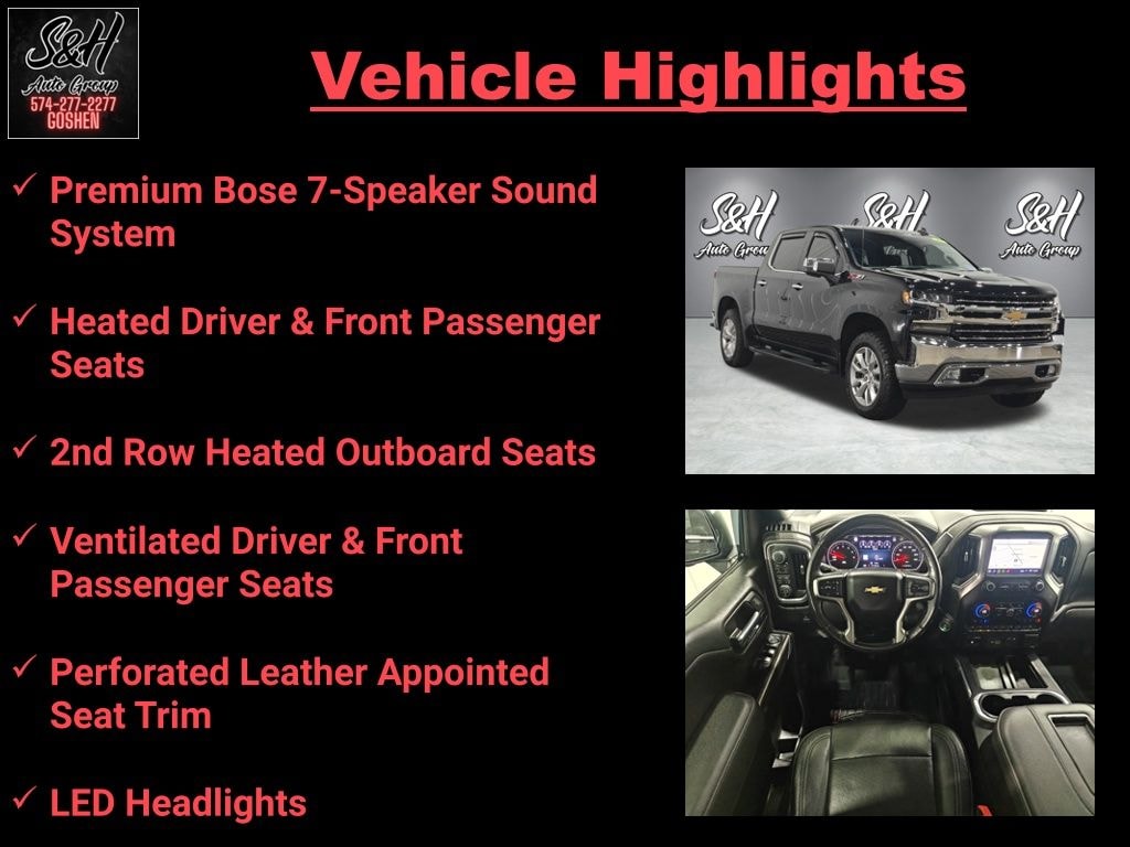 Used 2019 Chevrolet Silverado 1500 LTZ Truck